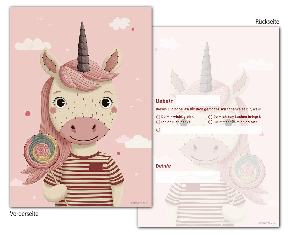 Prickel- & Stickkarten für Kinder – TIERFREUNDE (10er Set)