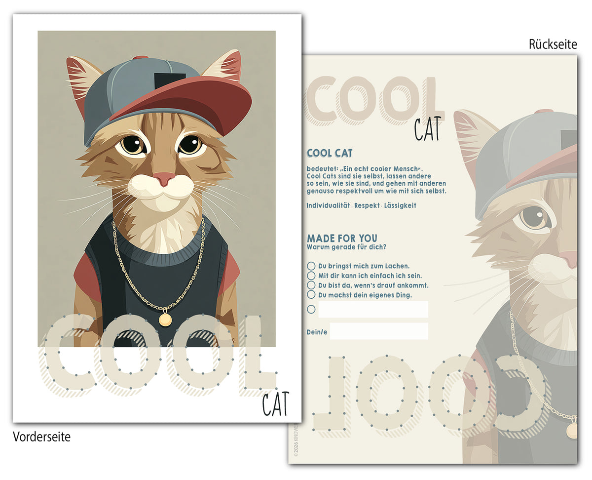 Prickel- und Stickkarten "COOL KIDS Collection"