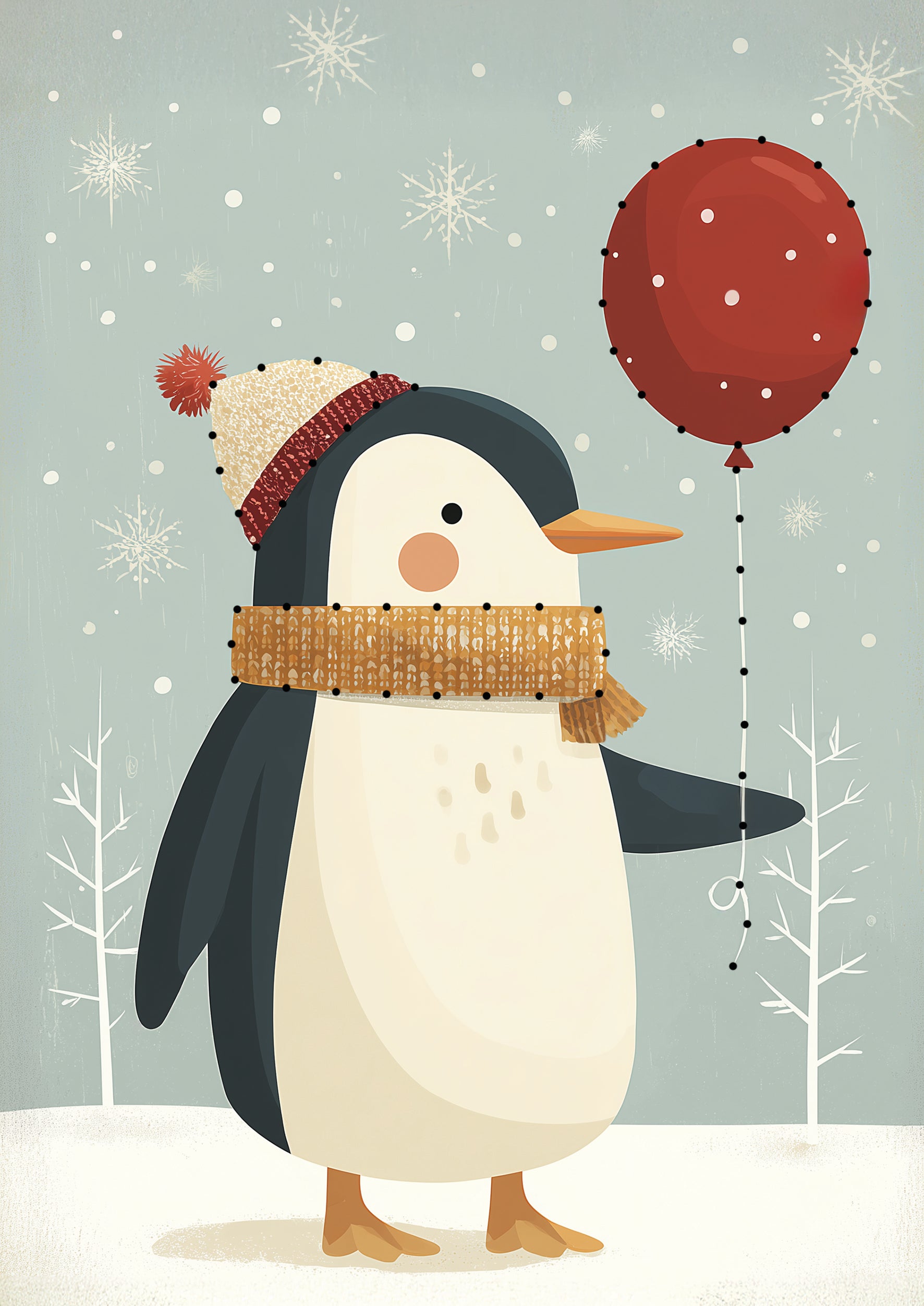 Prickel- und Stickkarten "Winter-Edition"