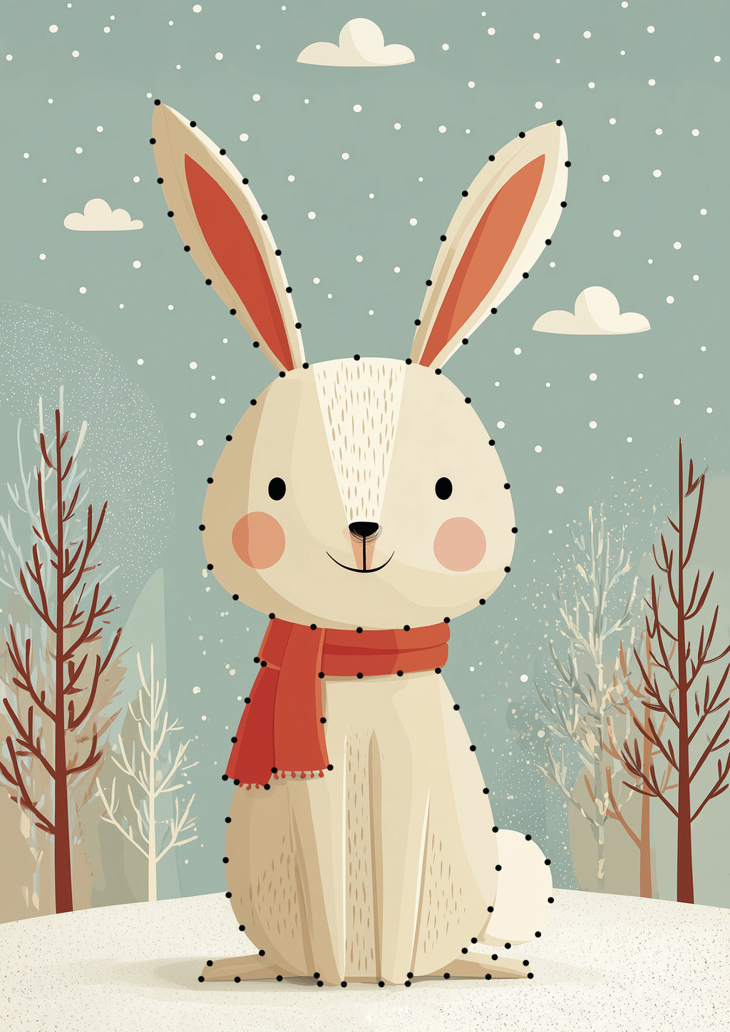 Prickel- und Stickkarten "Winter-Edition"