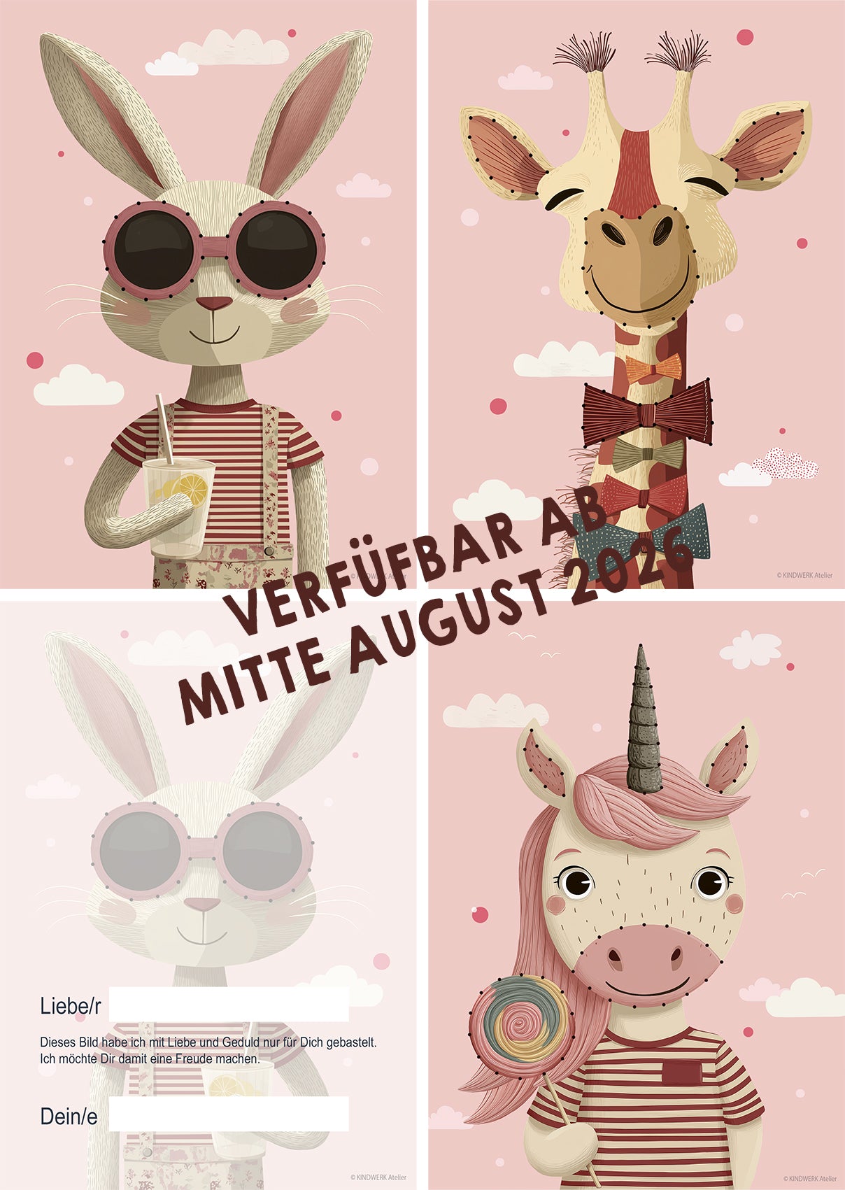 Prickel- und Stickkarten "Sommer-Edition"